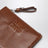 Small brown leather wallet