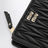 Small Black Matelassé Nappa Wallet