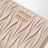 Powder-pink matelassé nappa coin purse