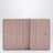 Compact wallet in matelassé nappa leather, Alabaster