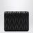 Portefeuille en cuir nappa matelassé noir
