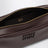 Pouch marrone in pelle 