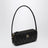 Pochette en cuir nappa matelassé noir