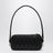 Pochette en cuir nappa matelassé noir