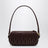 Pouch aus Matelassé-Nappaleder, Bordeaux