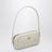 Pochette blanche en cuir nappa matelassé