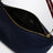 Pouch indaco/amaranto in gabardine