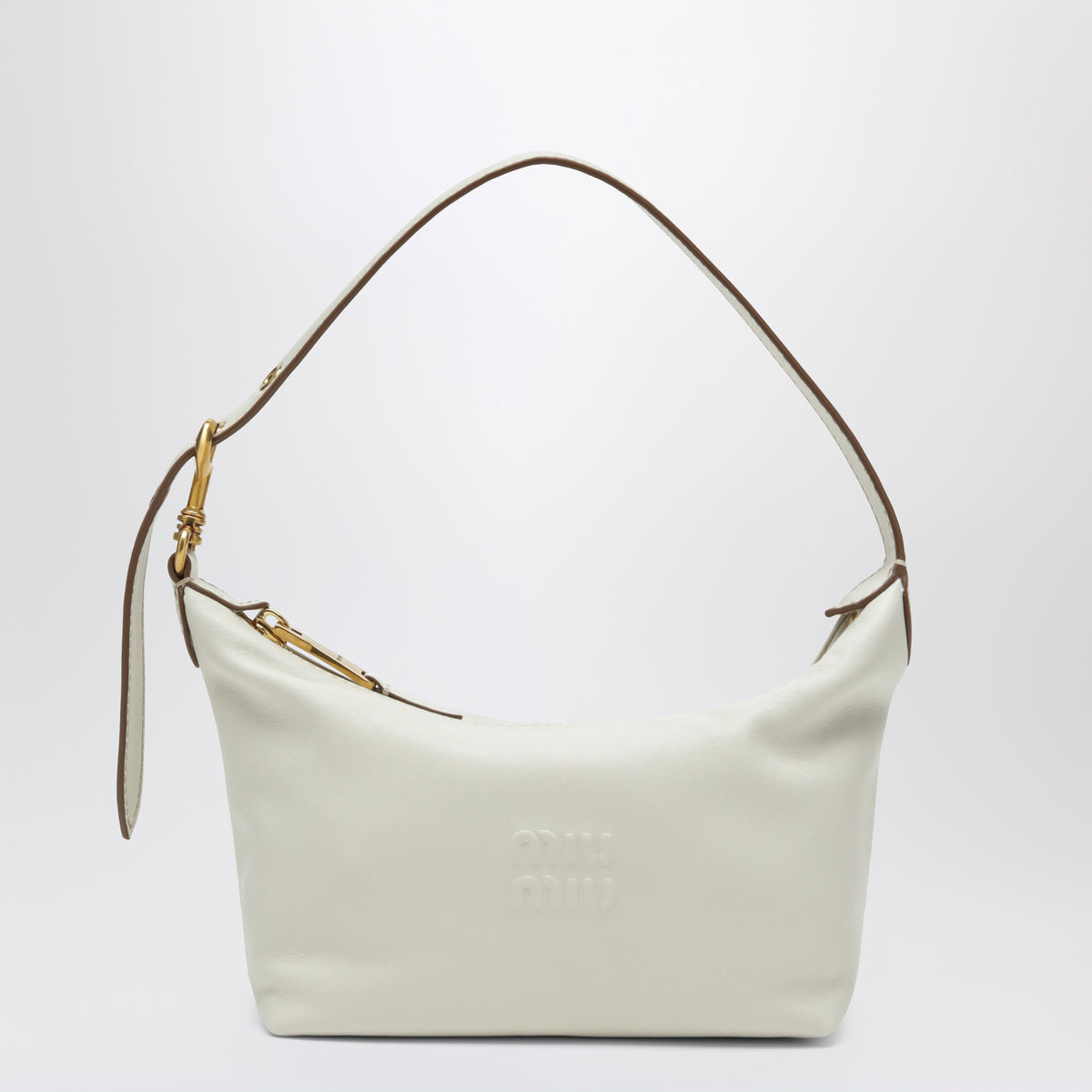 Pouch Spirit color Talco in nappa