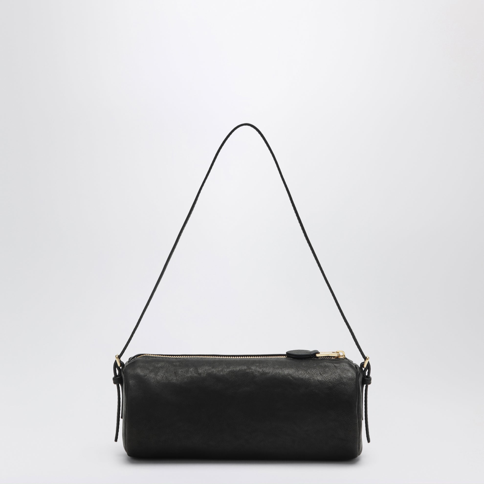 Pochette en cuir nappa noir