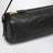Pochette en cuir nappa noir