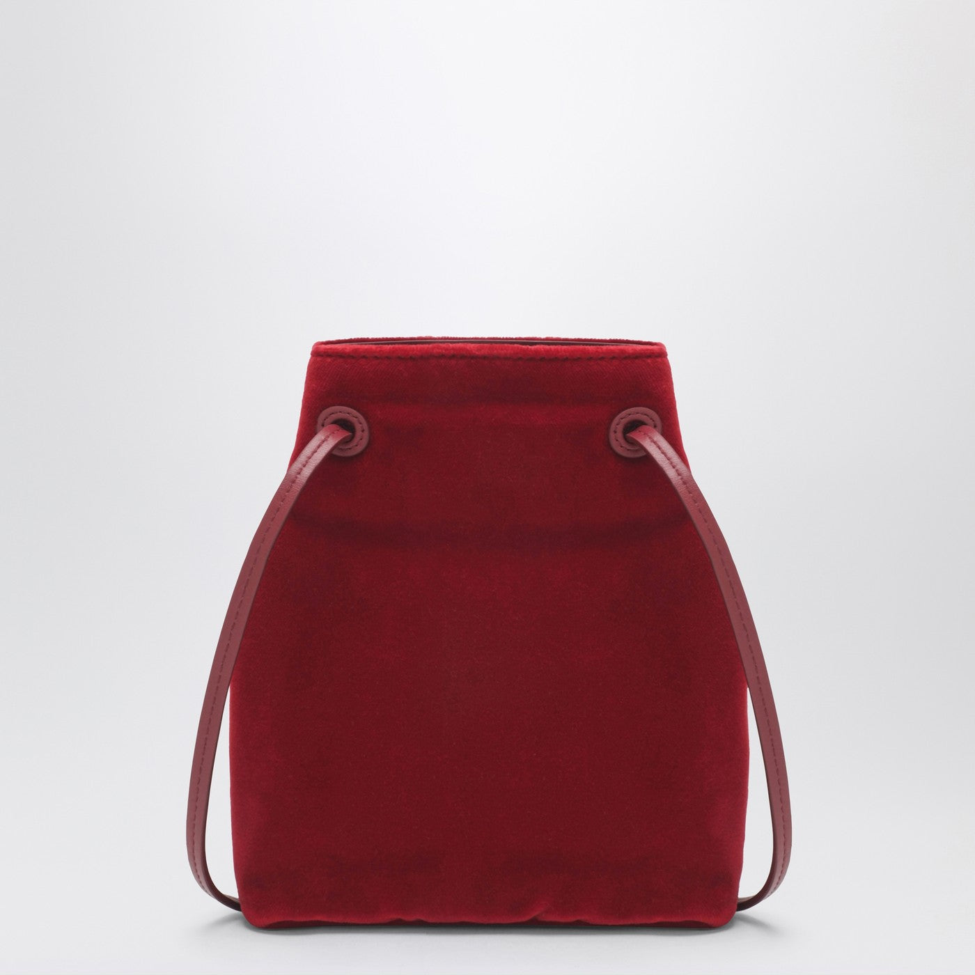 Miu Miu Red velvet pouch | TheDoubleF