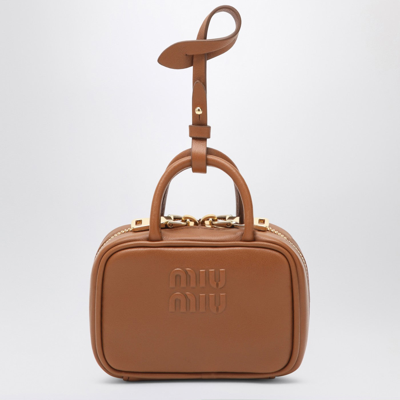 Trick couleur Cognac en cuir