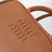 Trick couleur Cognac en cuir