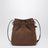 Pochette en cuir nappa couleur chêne