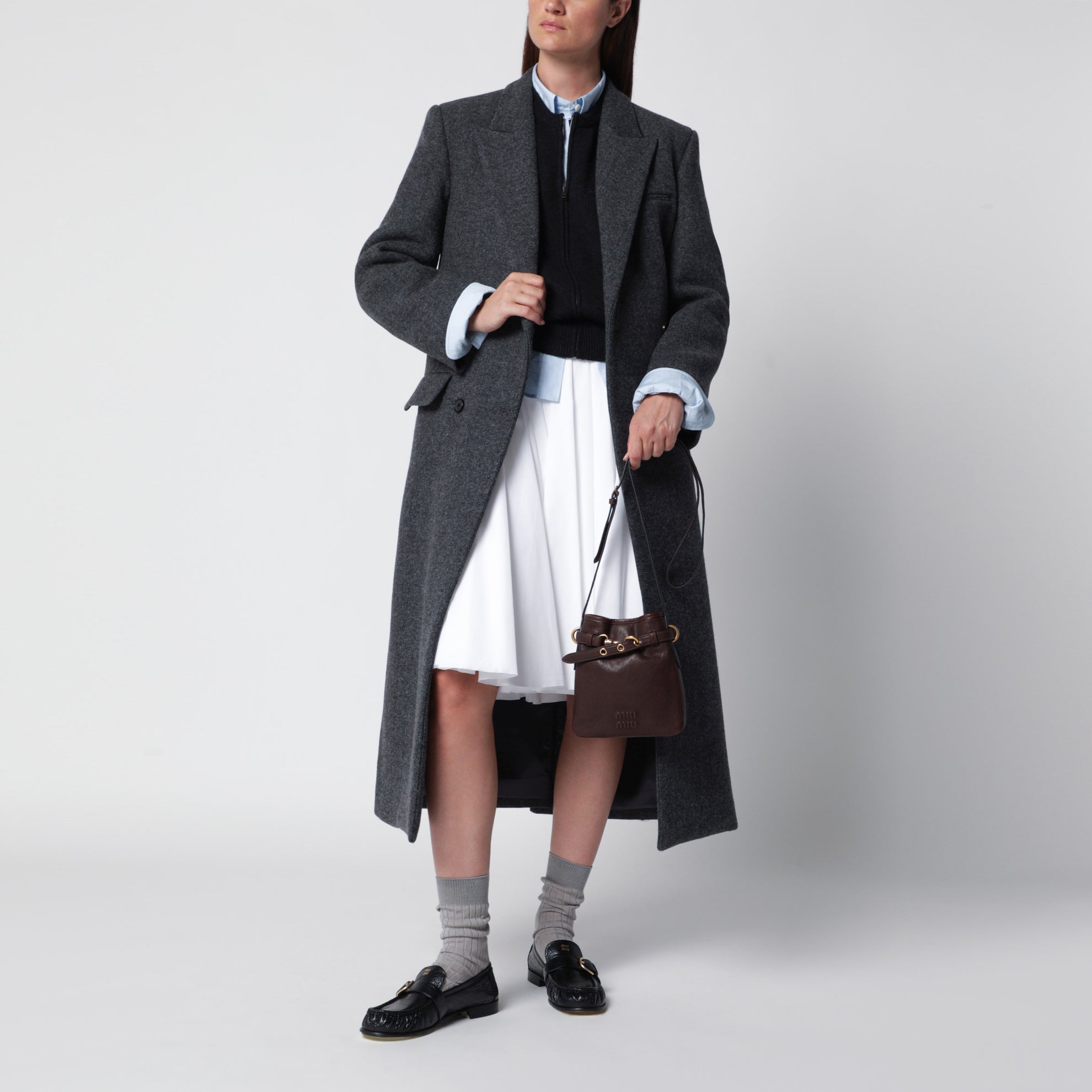 Radica pouch in nappa leather