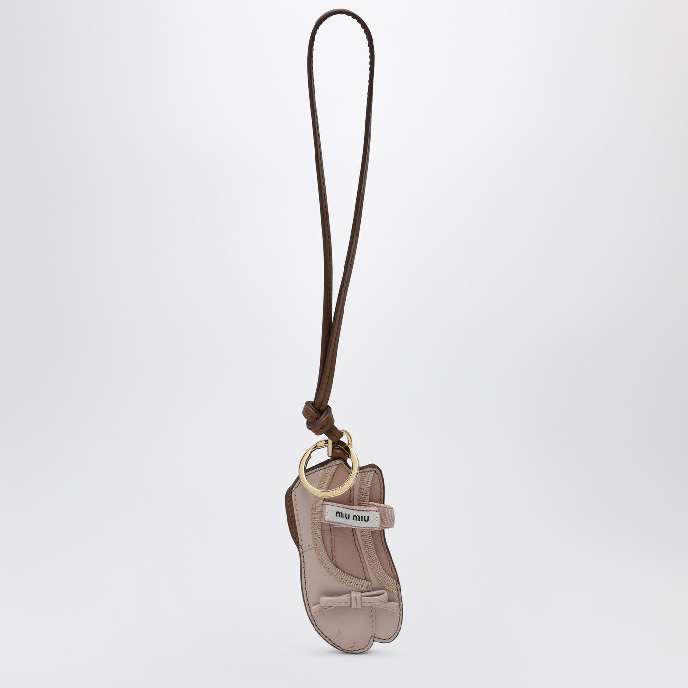 Trick portachiavi Miu Ballet in pelle
