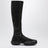 Black high leather boots