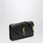 Small Envelope flap bag in quilted leather, black
