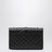 Small Envelope flap bag in quilted leather, black