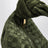 Borsa Jodie in suede Intrecciato verde scuro