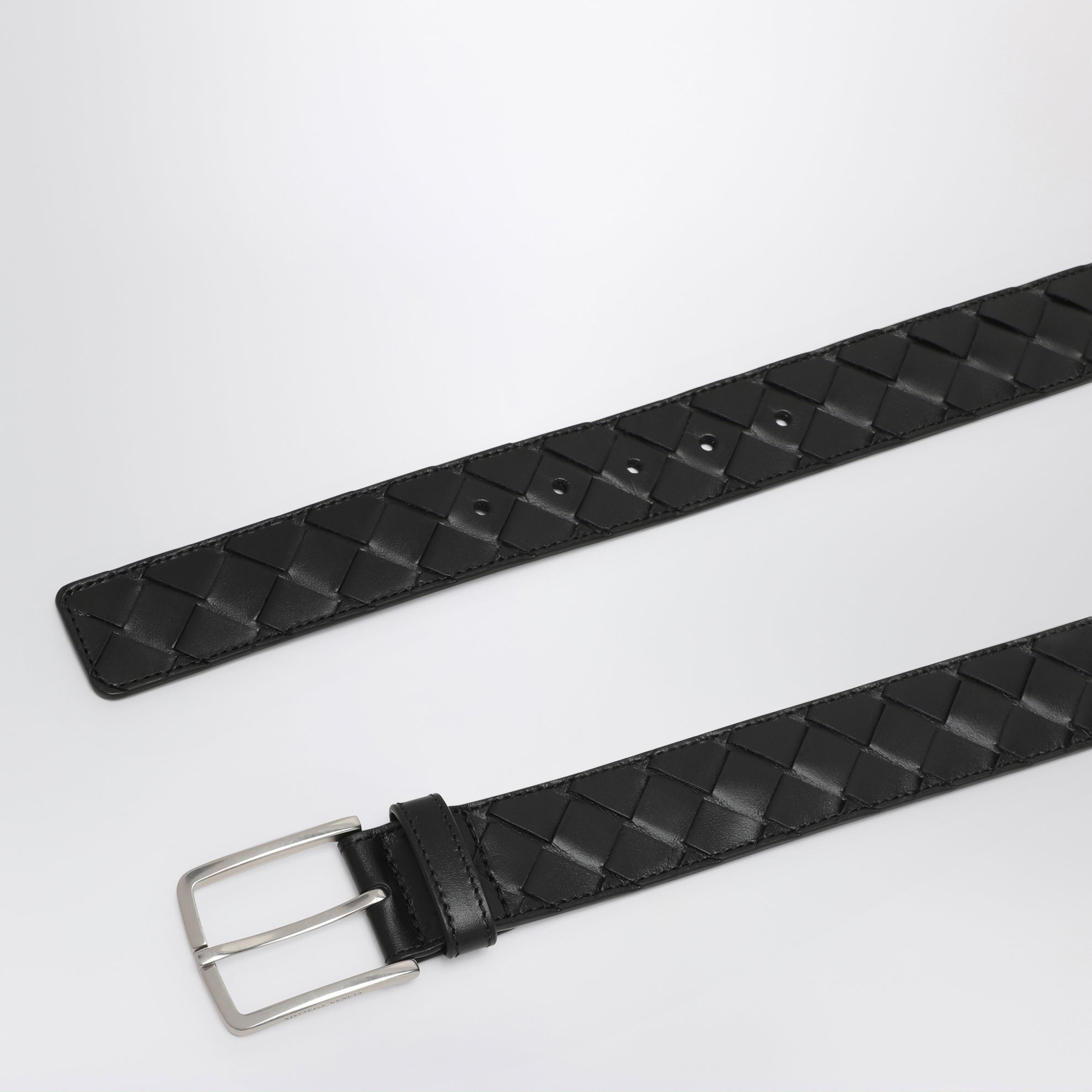 Black Intrecciato belt