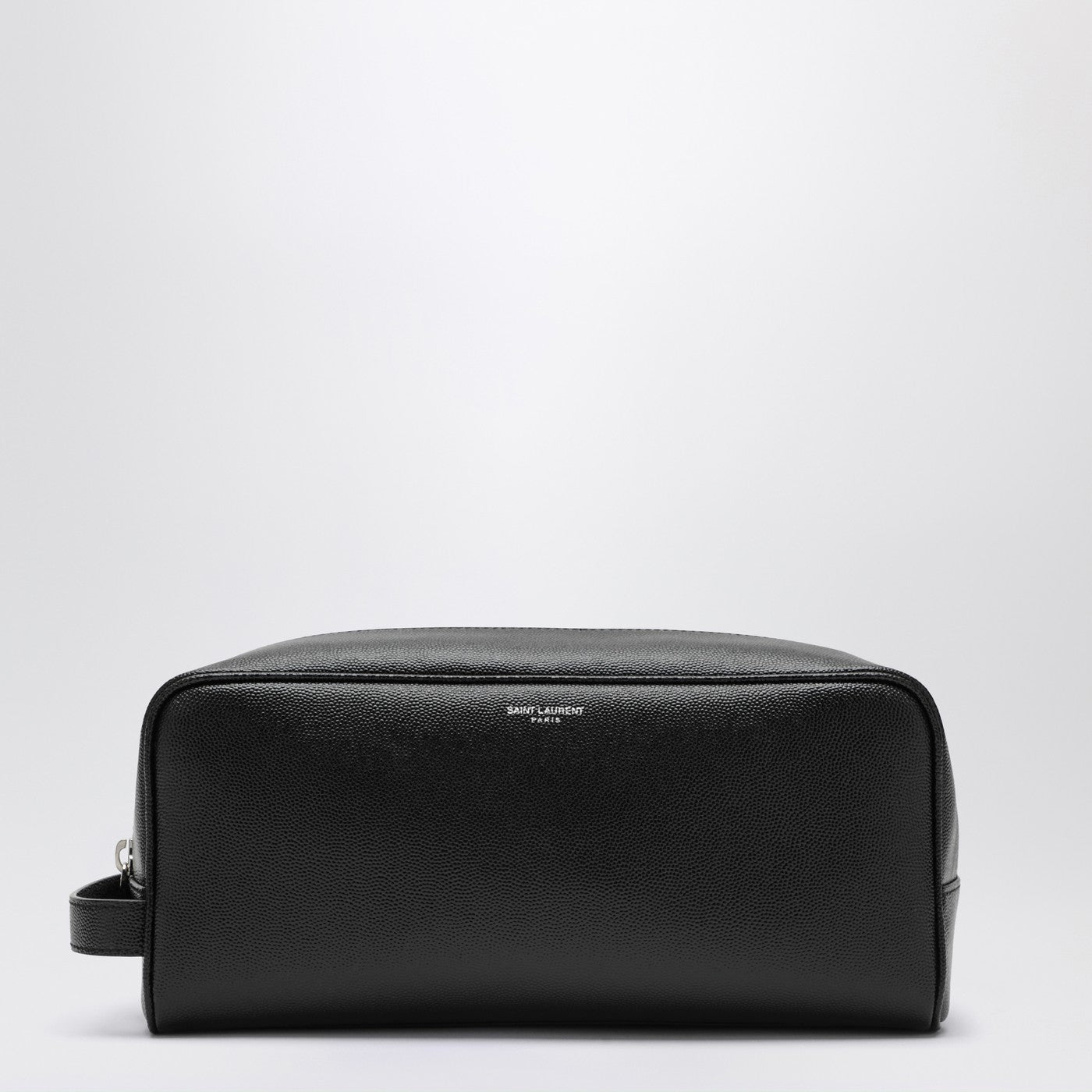 Black grained leather Beauty case