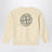 Ivory cotton crewneck sweatshirt with logo