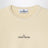 Ivory cotton crewneck sweatshirt with logo