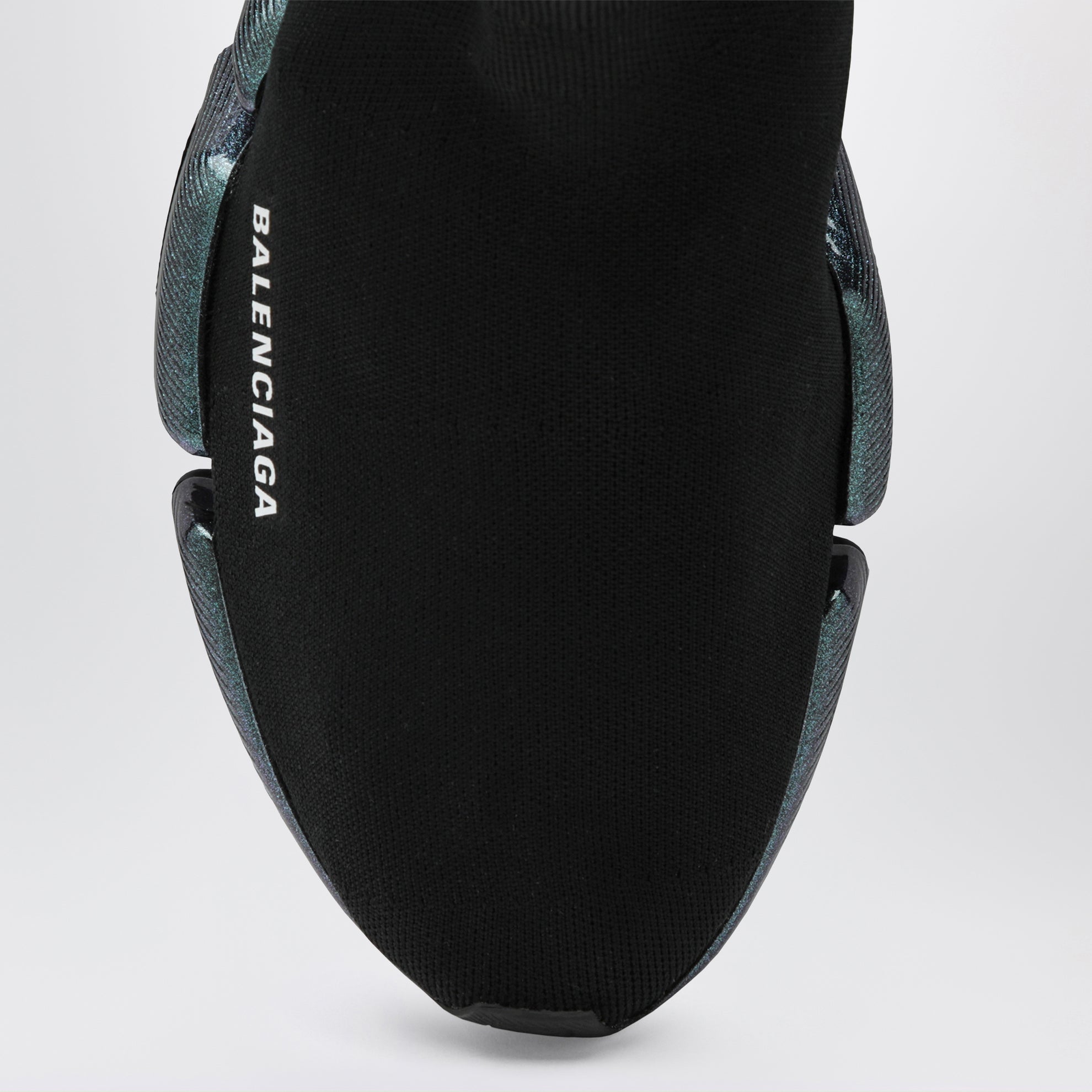 Black/blue Speed 2.0 Iridescent knit sneakers