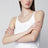 White organic cotton tank top