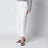 Weiße Cropped-Hose aus Baumwolle