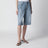 Classic blue denim bermuda shorts
