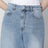 Classic blue denim bermuda shorts