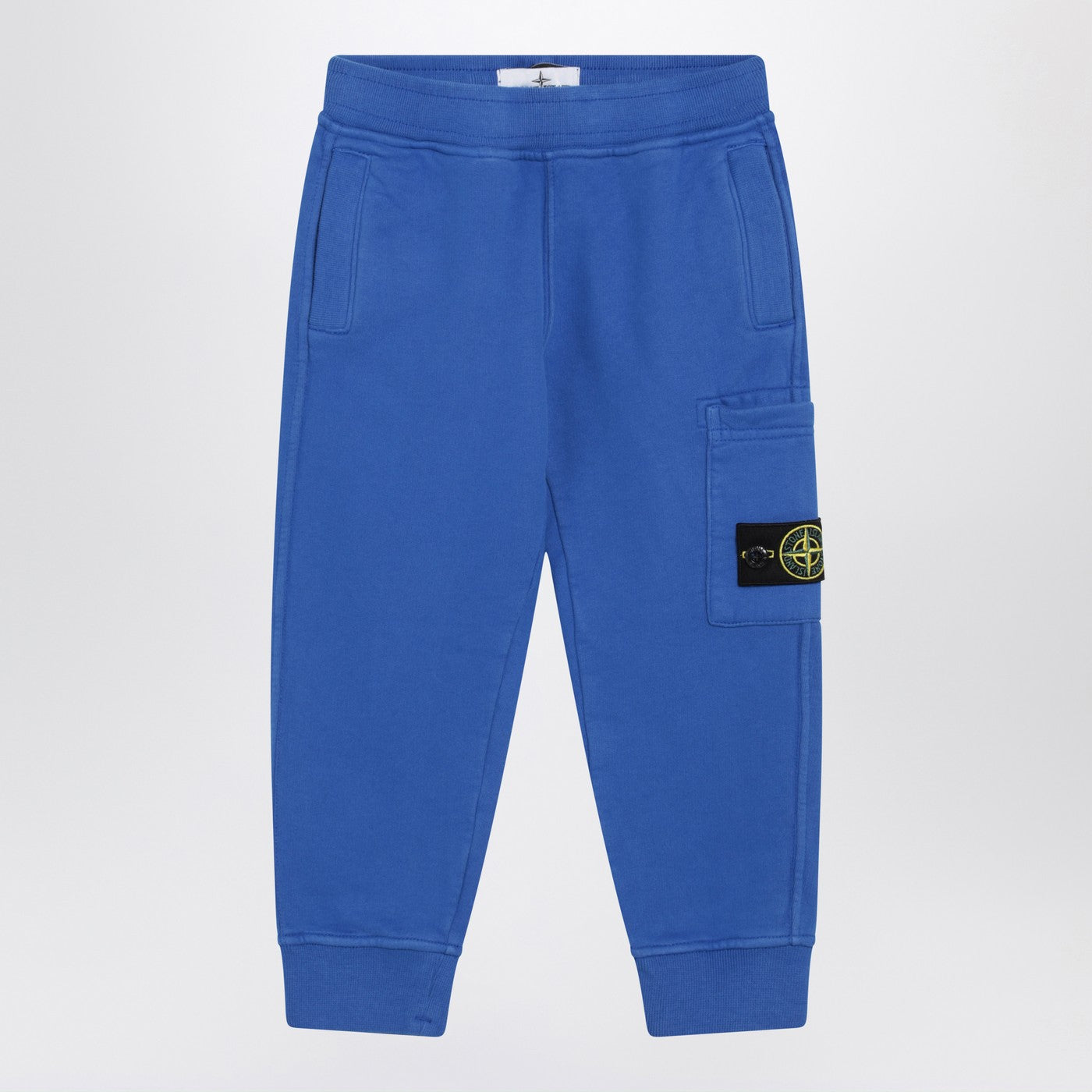 Pantalone jogging blu elettrico in cotone