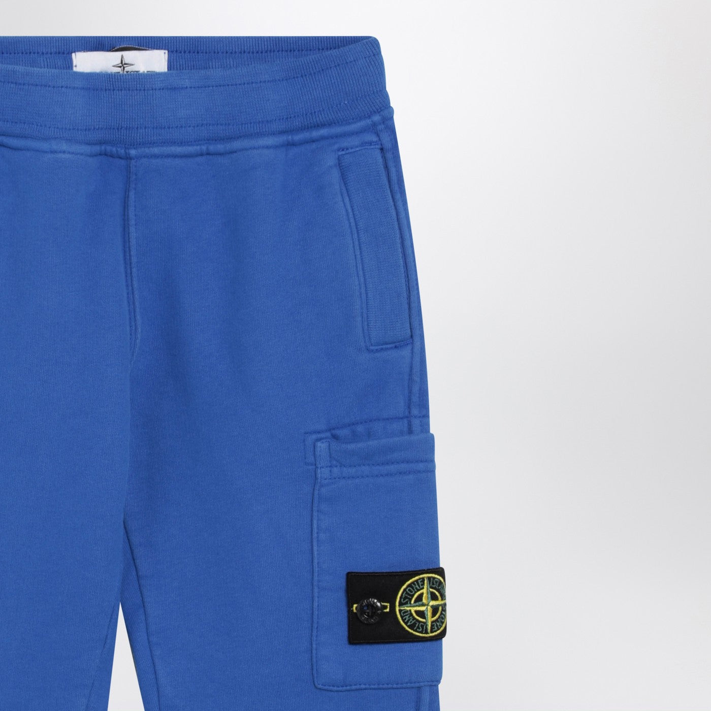 Pantalone jogging blu elettrico in cotone