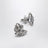 Earrings with Orb logo and crystal