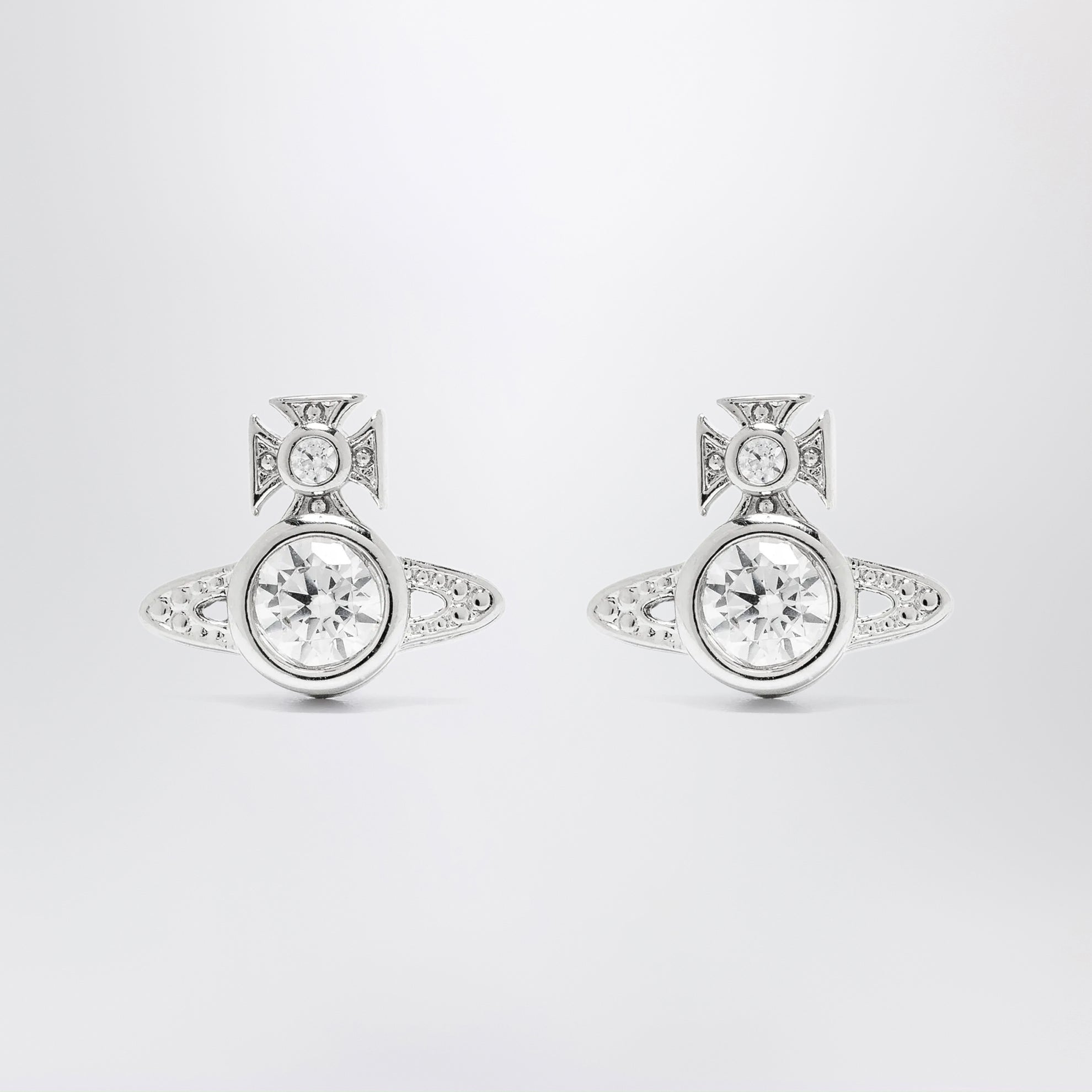 Platinum Orb earrings