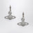 Orecchini Grace Bas Relief color platino