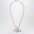 Collana di perle color crema con logo Orb