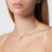 Collana Grace Bas Relief platino/cristal