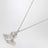 Collana Ariella con logo Orb e cuore con cristalli