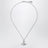 Agnatha Valentine's pendant necklace in platinum