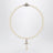 Collana choker One Row Pearl Drop
