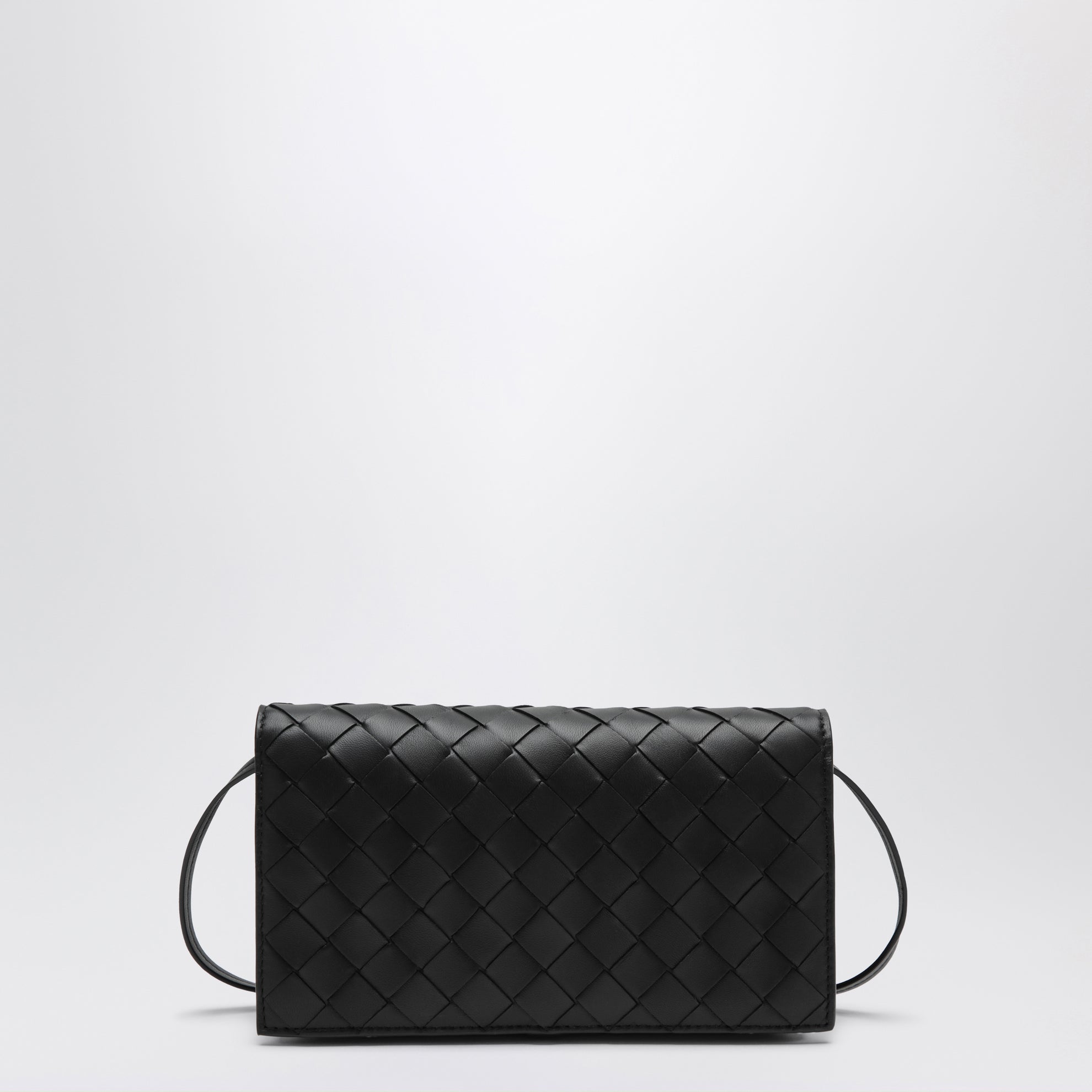 Black Intrecciato crossbody bag