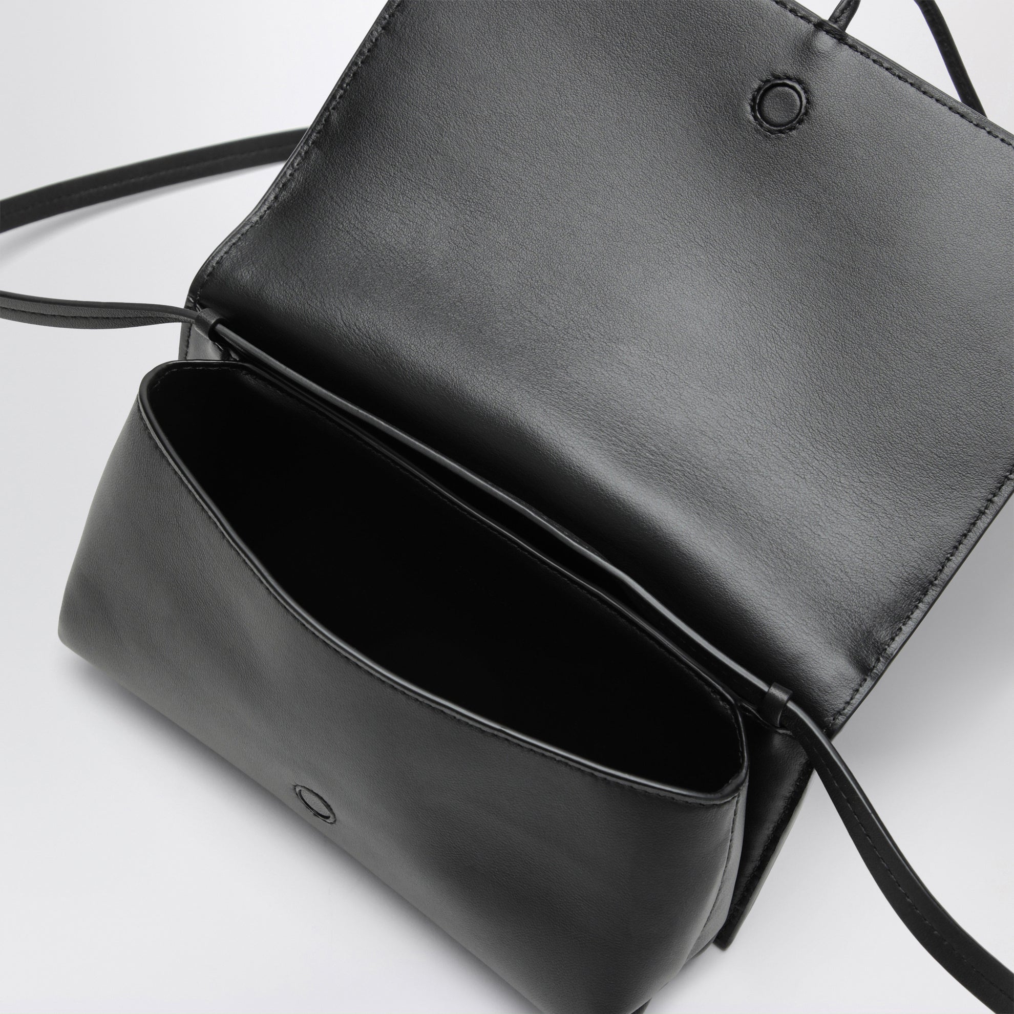 Black Intrecciato crossbody bag