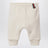 White cotton jogging trousers