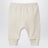 White cotton jogging trousers