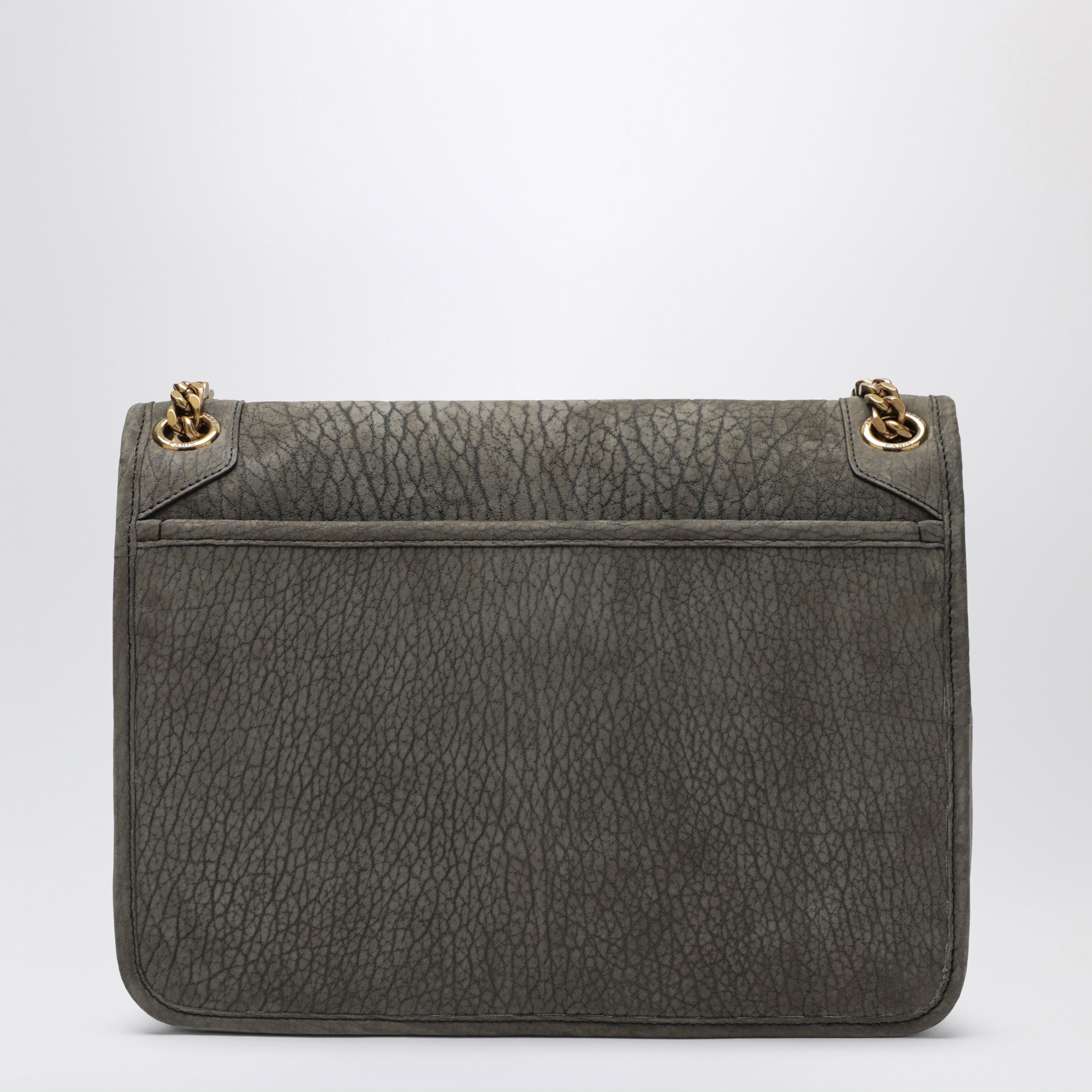 Saint Laurent Niki crossbody bag in zinc grey lambskin leather