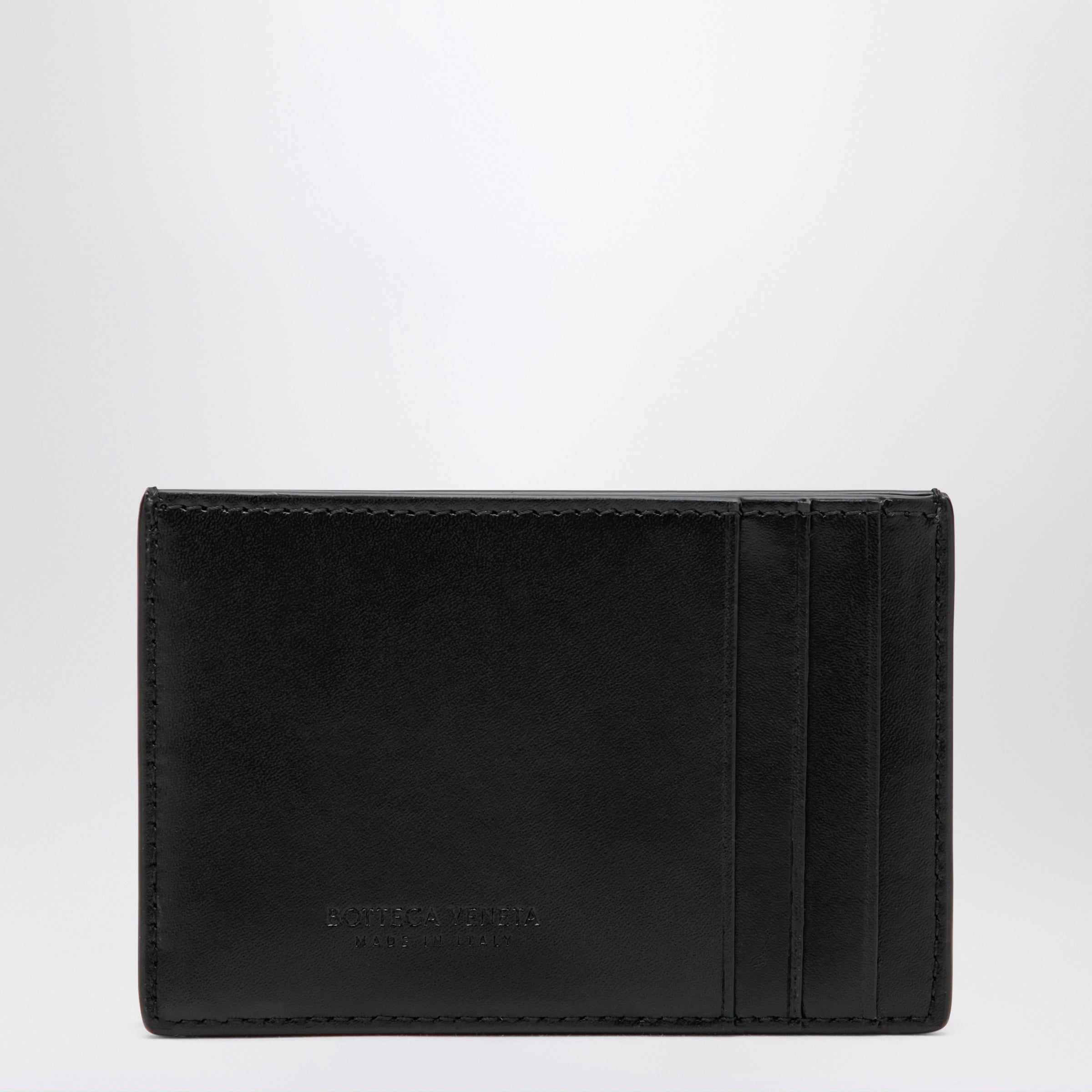 Bottega Veneta Cassette card holder in black | TheDoubleF