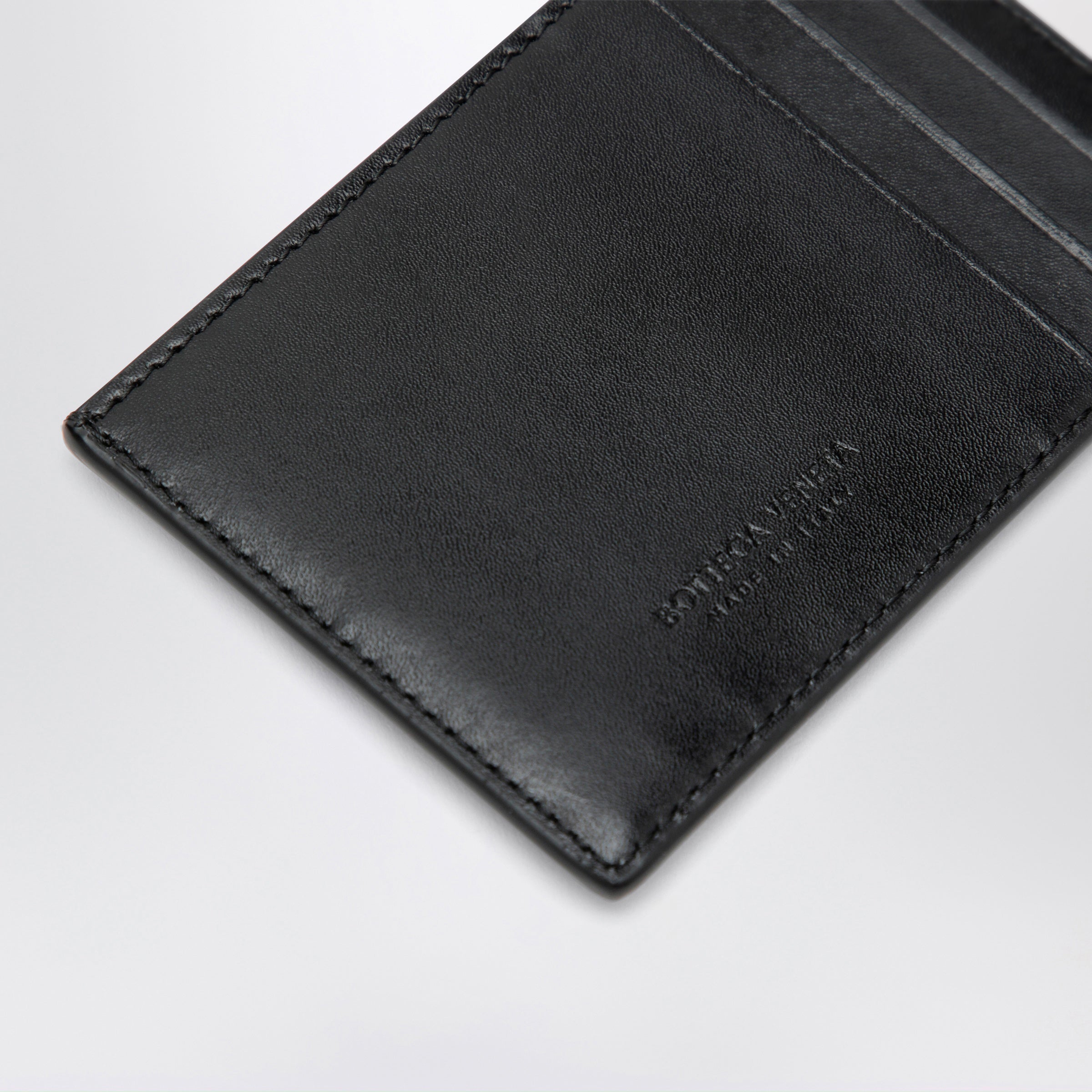 Bottega Veneta Cassette card holder in black | TheDoubleF